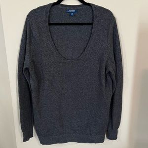 Old Navy Plus Size Women’s Charcoal Scoop Neck Sweater